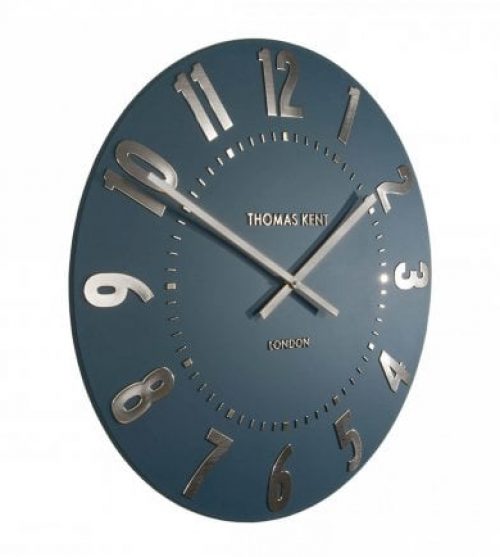 Thomas Kent 20" Mulberry Wall Clock Midnight Blue