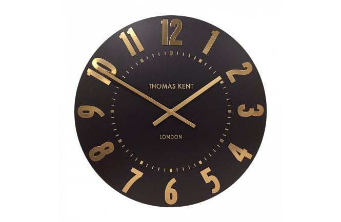 Thomas Kent 20'' Mulberry Wall Clock Onyx