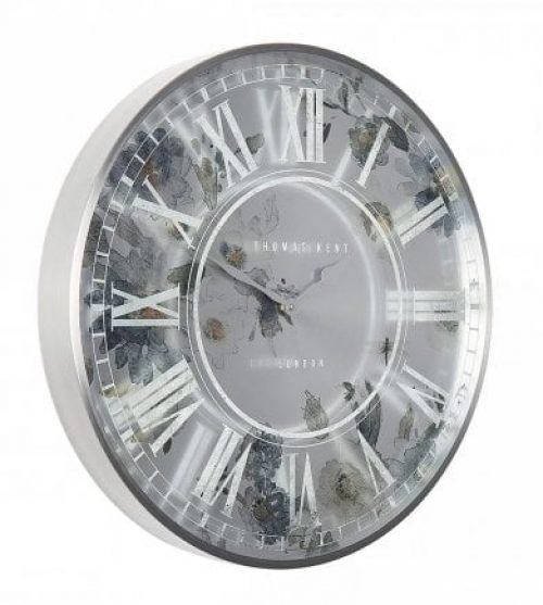 Thomas Kent 21'' Eden Wall Clock Pewter
