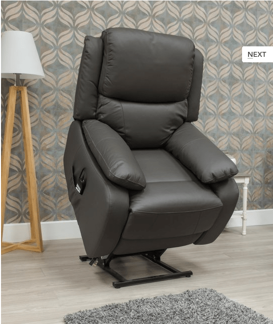 Parker Leather Lift and Rise Electric Powered Chair - Image 2