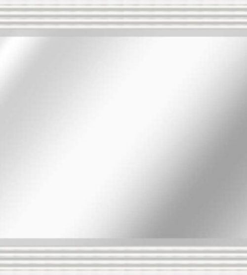 Chrome Step Rectangle Bevelled Mirror