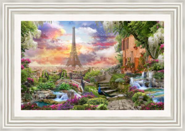 Beautiful Garden with view of Eiffel Tower