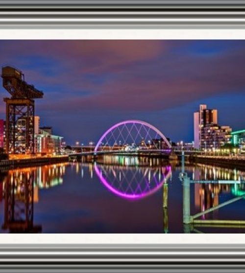 Clyde Arch with Crane
