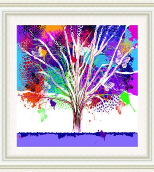 Colourful Tree 2 Square
