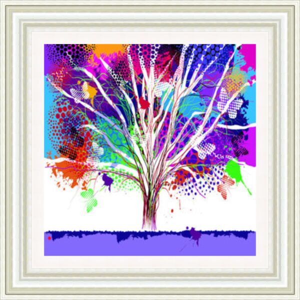 Colourful Tree 2 Square