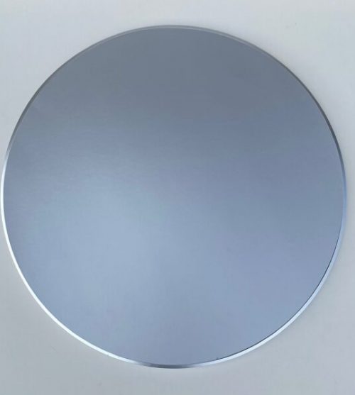 Silver Round Aluminum Framed Mirror