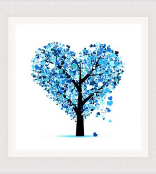 Love Tree Dark Blue