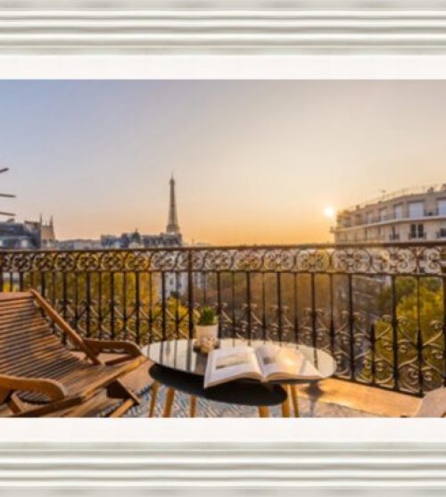 Paris view from Balcony